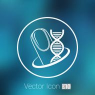 Nail polishing at the salon - Vector icon isolated N25