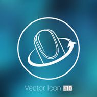Nail polishing at the salon - Vector icon isolated N26