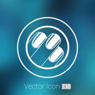 Nail polishing at the salon - Vector icon isolated N30