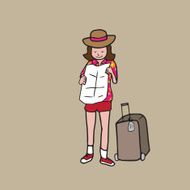 Traveller woman