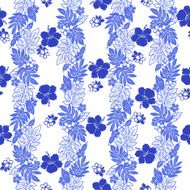 Hibiscus flower pattern N18