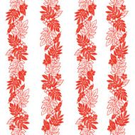 Hibiscus flower pattern N19