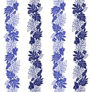 Hibiscus flower pattern N20