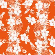 Hibiscus flower pattern N21