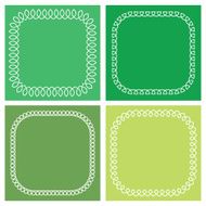 line art labels