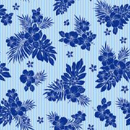 Hibiscus flower pattern N27
