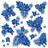 Hibiscus flower illustration N12