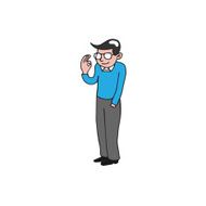 Man with glasses N3
