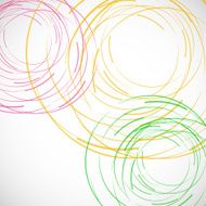 Vector abstract color line and circle background N10