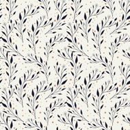 elegant seamless pattern with foliage N2