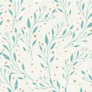 elegant seamless pattern with foliage elements N2