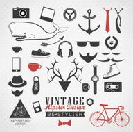 Hipster style elements N8