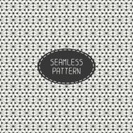 Geometric monochrome abstract seamless polygon pattern Optical illusion effect
