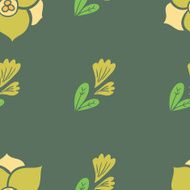 Summer Meadows seamless vector pattern N3