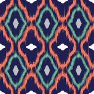 Ikat seamless pattern design N4