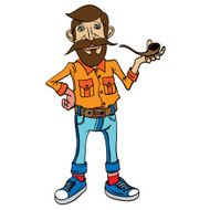 Hipster character design N13