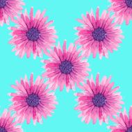 Watercolor seamless floral pattern N6