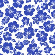 Hibiscus flower pattern N38