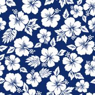 Hibiscus flower pattern N39