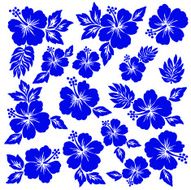 Hibiscus flower illustration N18