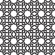 Chain mail of the links in form crosswise shields