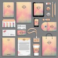 Corporate identity template set N68