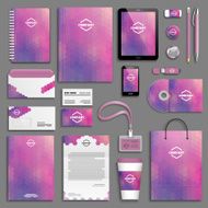 Corporate identity template set N70