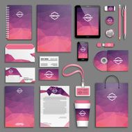 Corporate identity template set N73