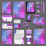 Corporate identity template set N77