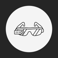 sunglasses line icon N8