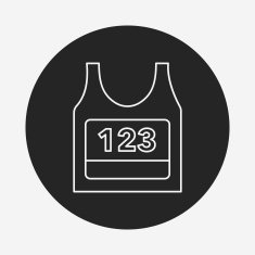 Sportswear line icon