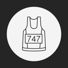 Sportswear line icon N7