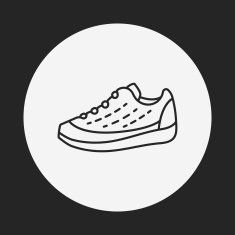 sneaker line icon N7
