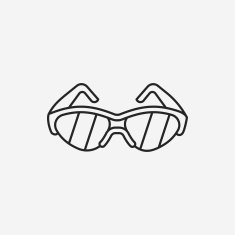 sunglasses line icon N13