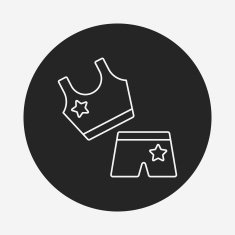 Sportswear line icon N13