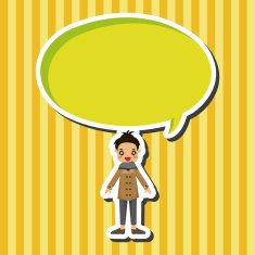 boy man cartoon theme elements N65
