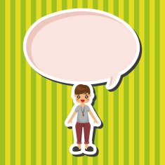 boy man cartoon theme elements N66