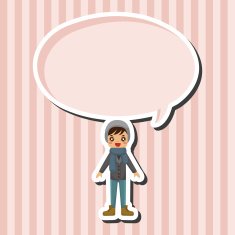 boy man cartoon theme elements N69