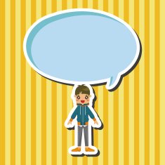 boy man cartoon theme elements N72
