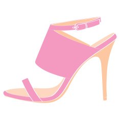Elegant high heel sandal N6