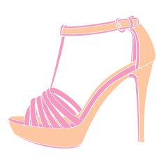 Elegant high heel sandal N7