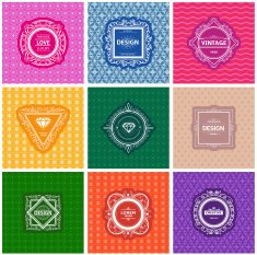 Monogram template