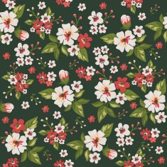Seamless Vintage Flower Pattern N12