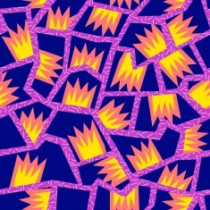Retro 80s seamless pattern background N3