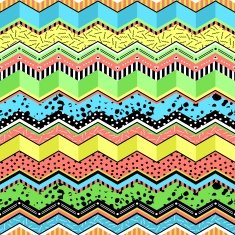 Retro 80s seamless pattern background N4