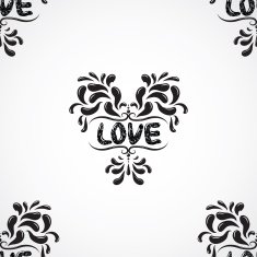 Vector damask seamless pattern background Grunge style N6
