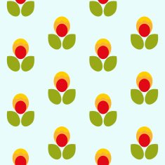 Seamless floral vector pattern N2