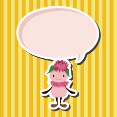 flower elf theme elements vector eps N12