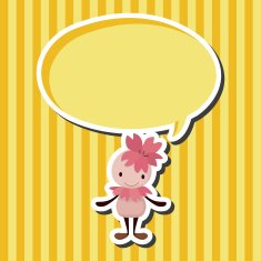 flower elf theme elements vector eps N18