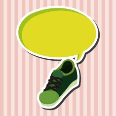 shoe style theme elements vector eps N22